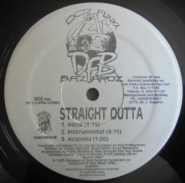 Doz Funky Baztardz — Straight Outta