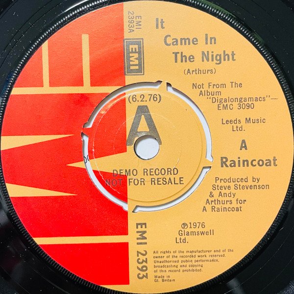 A Raincoat — It Came In The Night