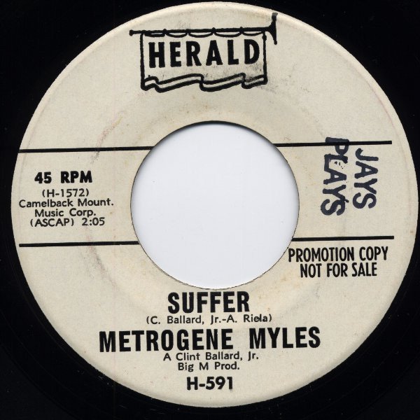 Metrogene Myles — Suffer / Some Tears Fall Dry