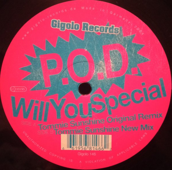P.O.D. — Will You Special (Tommie Sunshine Remixes)