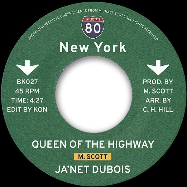 Ja'net DuBois / Jady Kurrent Band — Queen Of The Highway / Standing There