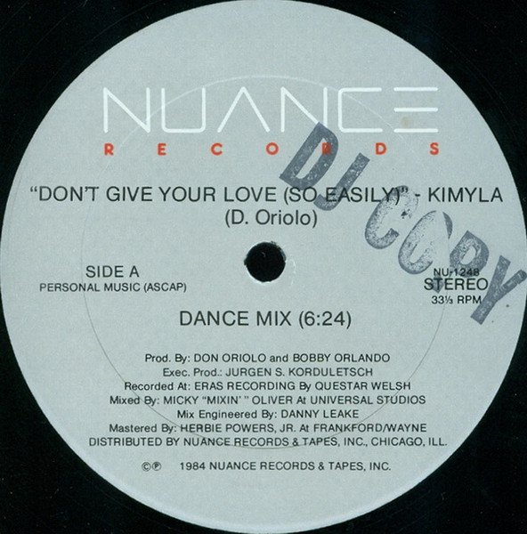 Kimyla — Don't Give Your Love (So Easily)
