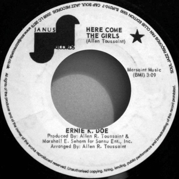 Ernie K-Doe — Here Come The Girls