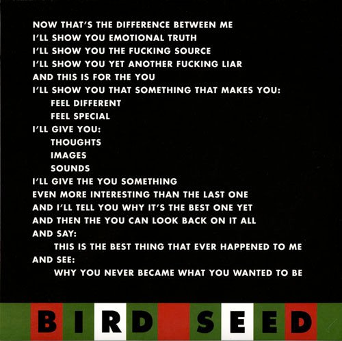 Whitehouse — Bird Seed