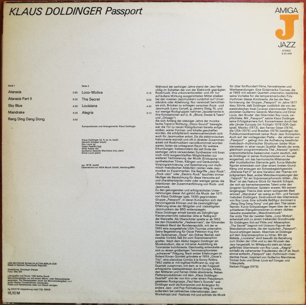 Passport (2), Klaus Doldinger — Klaus Doldinger Passport 2