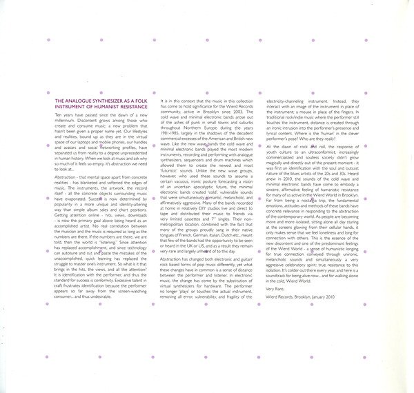 Various — Cold Waves + Minimal Electronics Volume One 2