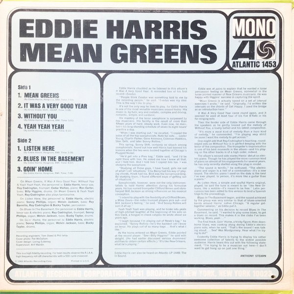 Eddie Harris — Mean Greens 2
