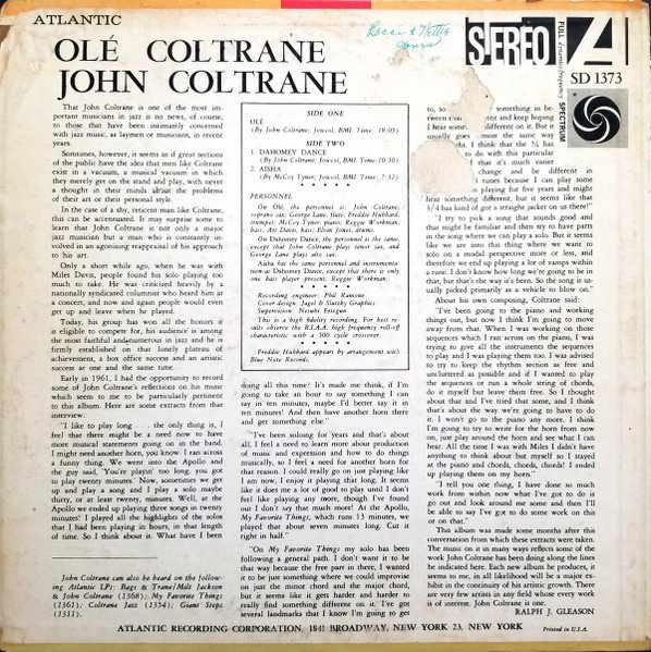 John Coltrane — Olé Coltrane 2