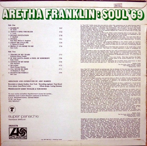 Aretha Franklin — Soul '69 2