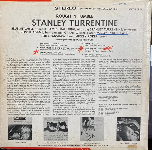 Stanley Turrentine — Rough 'N Tumble 2