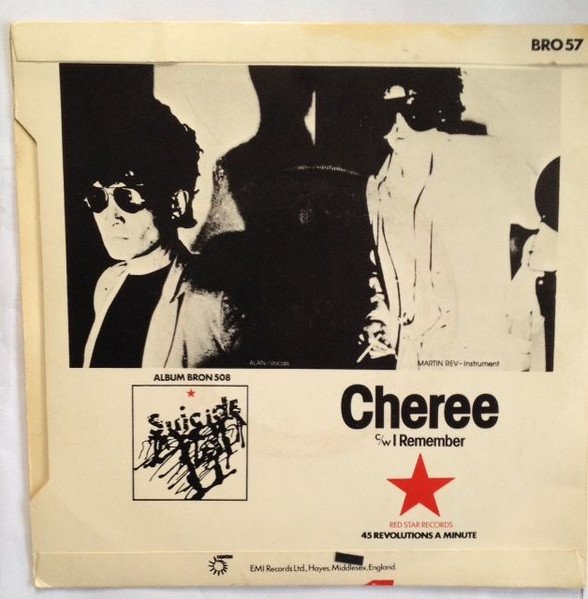 Suicide — Cheree c/w I Remember 2