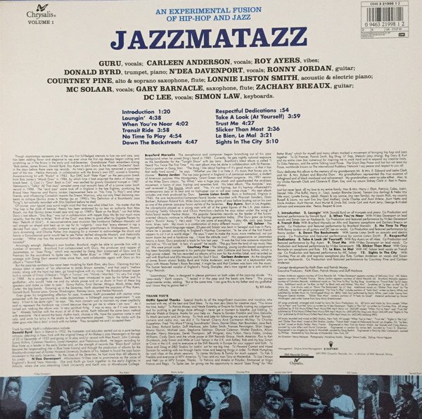 Guru — Jazzmatazz (Volume 1) 2