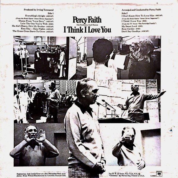 Percy Faith And His Orchestra And Chorus — I Think I Love You 2