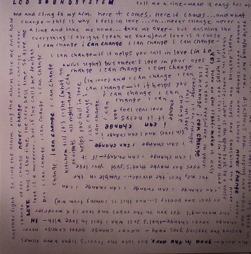 LCD Soundsystem — I Can Change 2