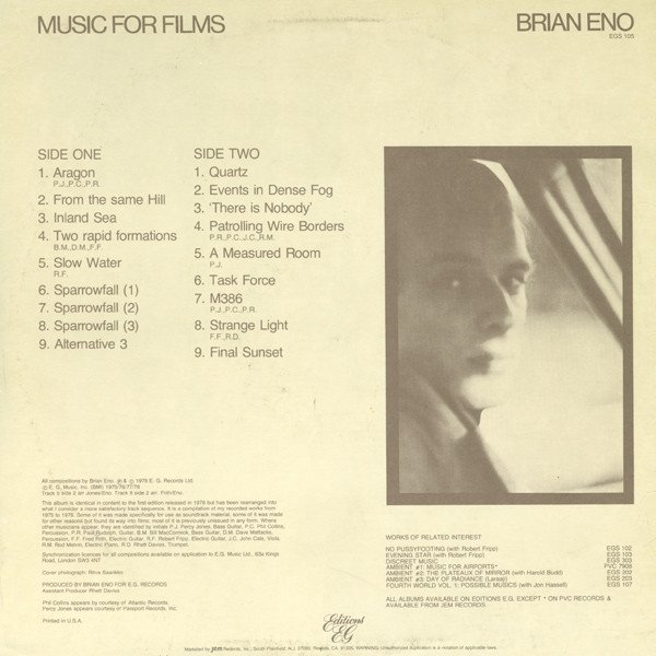 Brian Eno — Music For Films 2