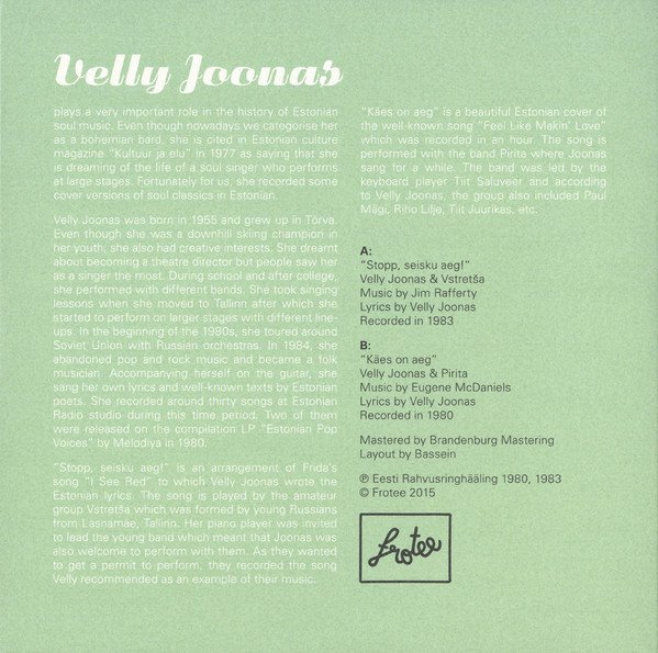 Velly Joonas — Stopp, Seisku Aeg! 2