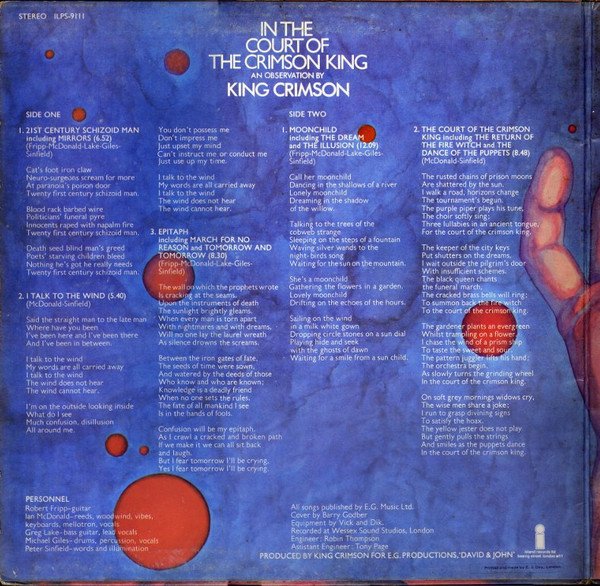 King Crimson — In The Court Of The Crimson King (An Observation By King Crimson) 2