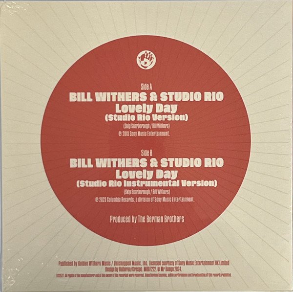 Bill Withers And Studio Rio — Lovely Day 2