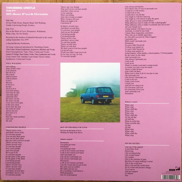 Throbbing Gristle — 20 Jazz Funk Greats 2