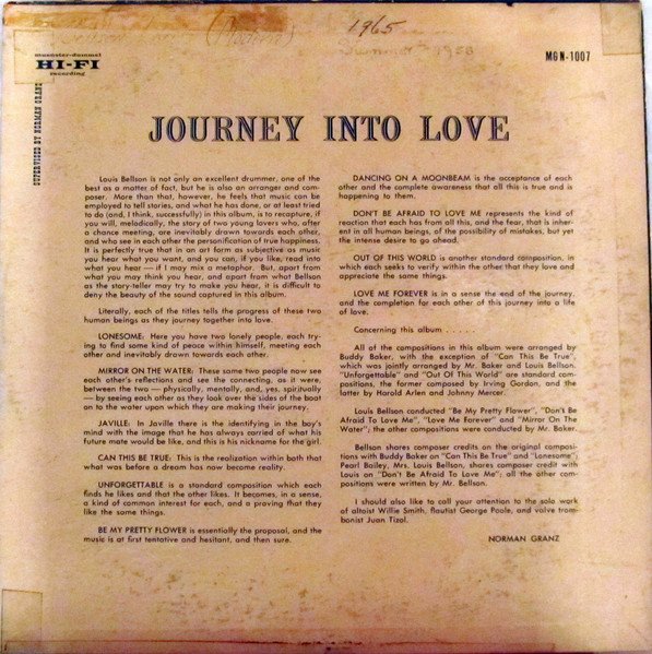 Louis Bellson — Journey Into Love 2
