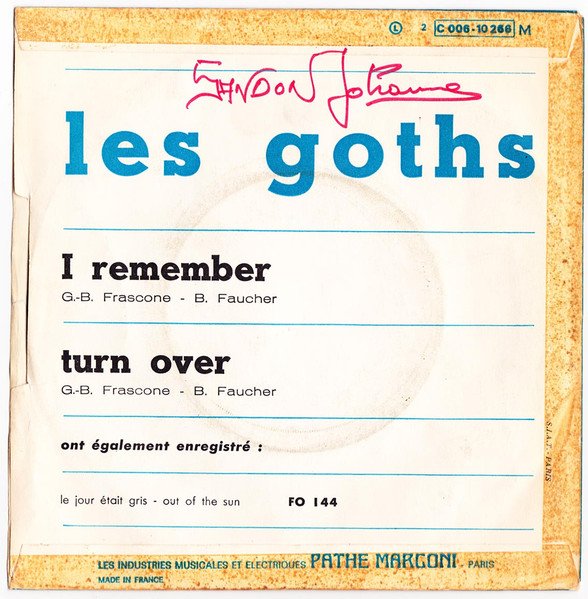Les Goths — I Remember / Turn Over 2