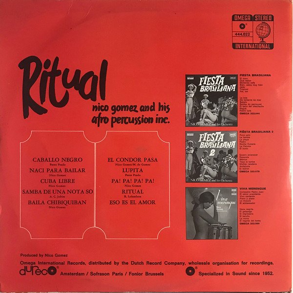 Nico Gomez And His Afro Percussion Inc. — Ritual 2