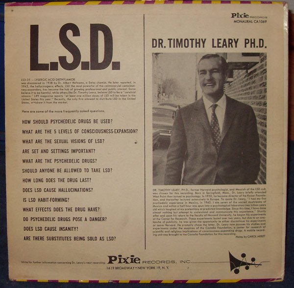 Dr. Timothy Leary — L.S.D. 2