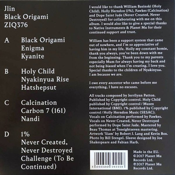 Jlin — Black Origami 2