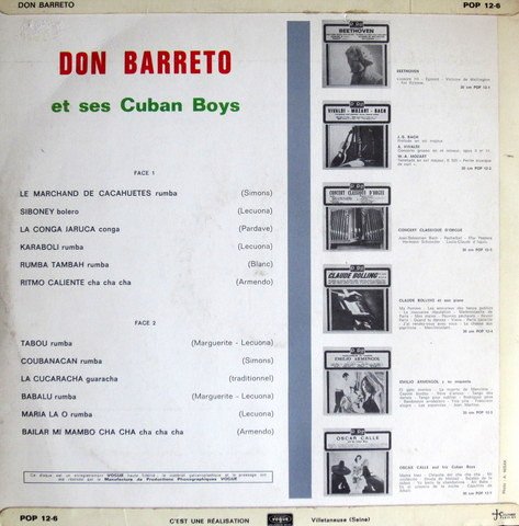 Don Barreto Et Son Orchestre Cubain — Don Barreto Et Ses Cuban Boys 2