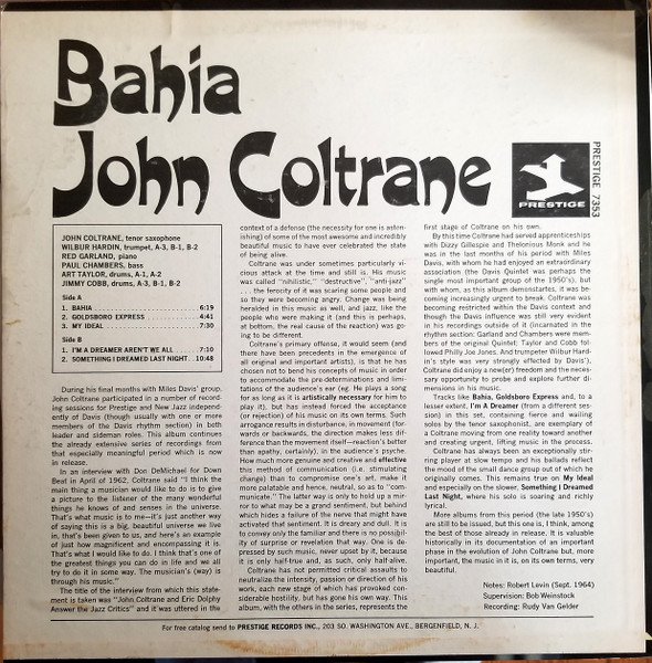 John Coltrane — Bahia 2