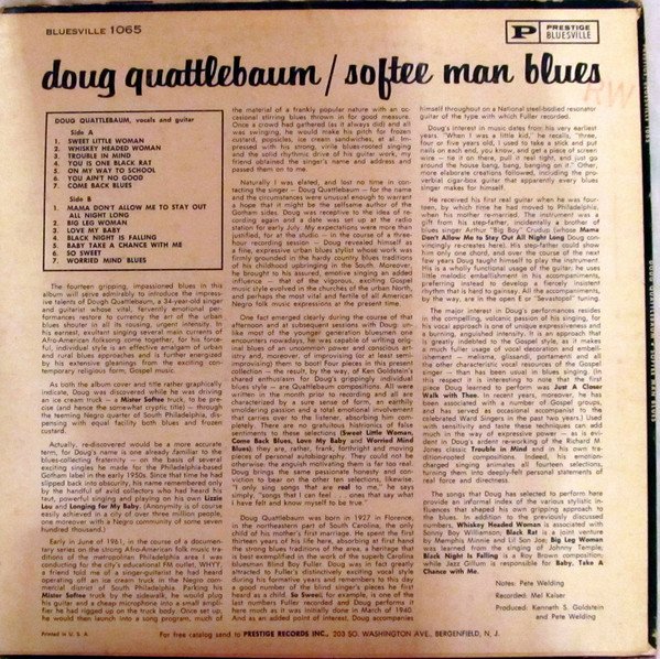 Doug Quattlebaum — Softee Man Blues 2