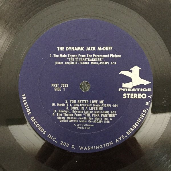 The Brother Jack McDuff Quartet With The Big Band Of Benny Golson — The Dynamic Jack Mc Duff 2