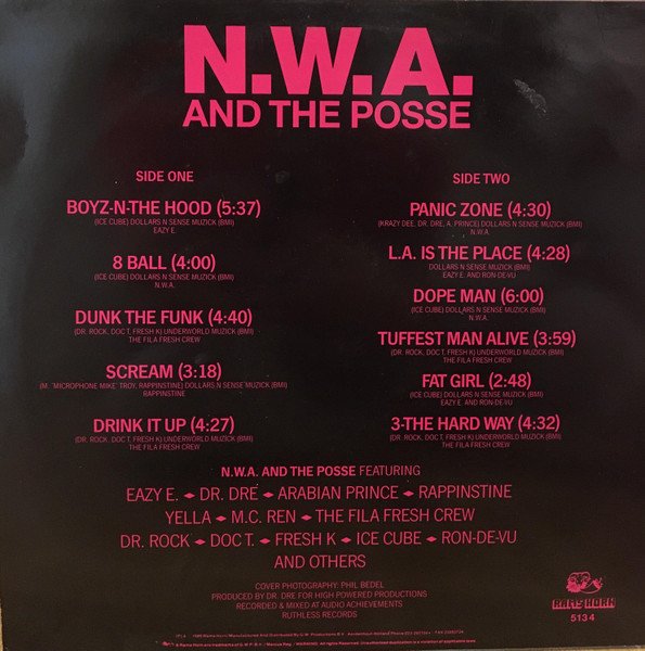 Various — N.W.A. And The Posse 2