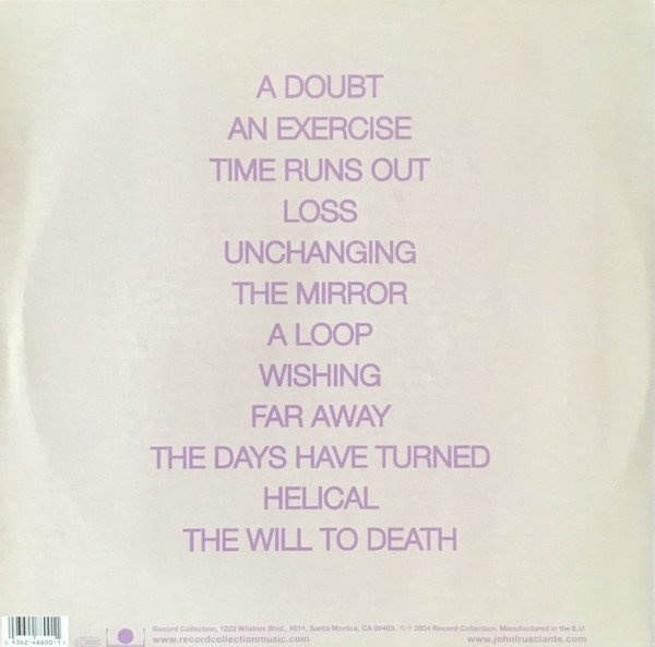 John Frusciante — The Will To Death 2