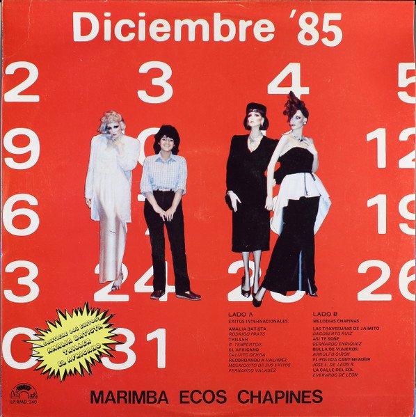Marimba Ecos Chapines — Diciembre '85