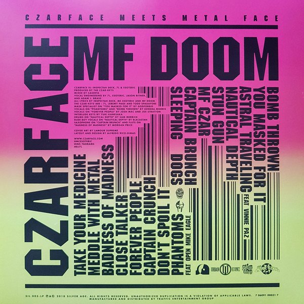 Czarface, MF Doom — Czarface Meets Metal Face 2