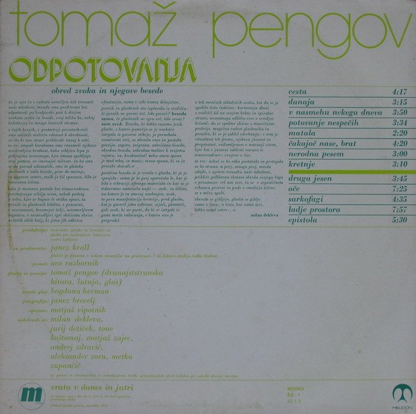 Tomaž Pengov — Odpotovanja 2