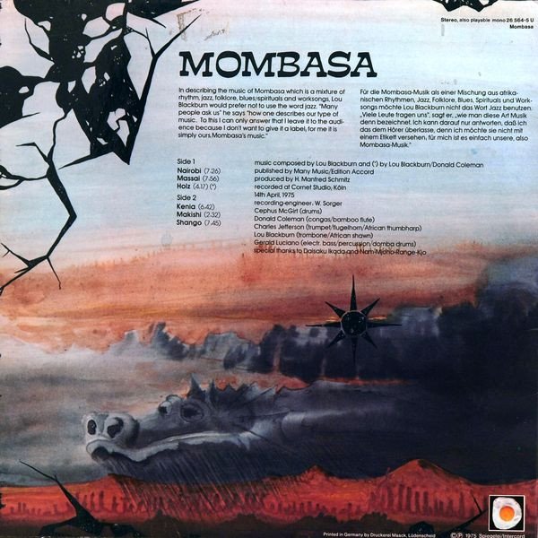 Mombasa — African Rhythms & Blues 2