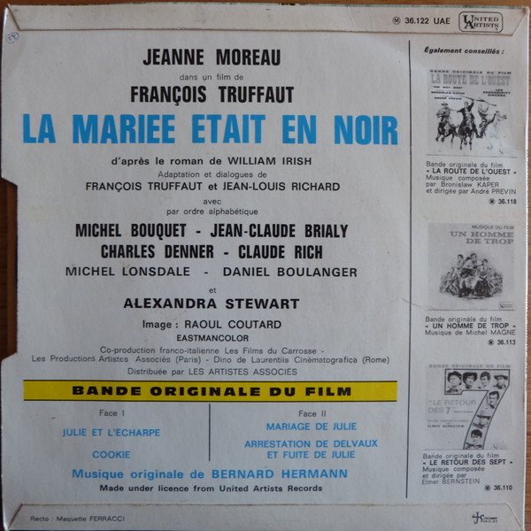 Bernard Herrmann — La Mariée Était En Noir 2