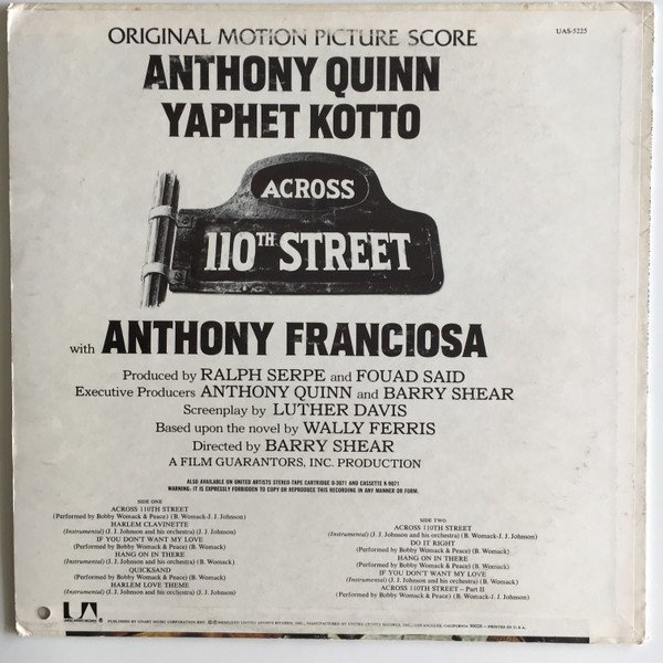 Bobby Womack, J.J. Johnson — Across 110th Street 2