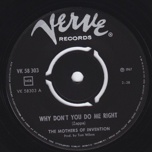 The Mothers — Why Don't You Do Me Right / Big Leg Emma 2