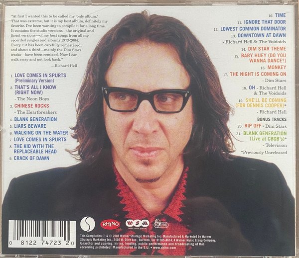 Richard Hell — Spurts: The Richard Hell Story 2