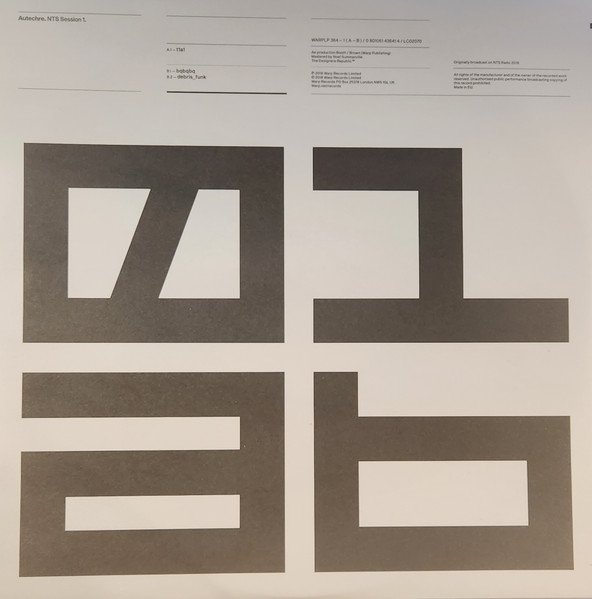 Autechre — NTS Session 1 2
