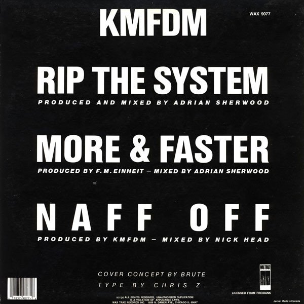 KMFDM — More & Faster 2