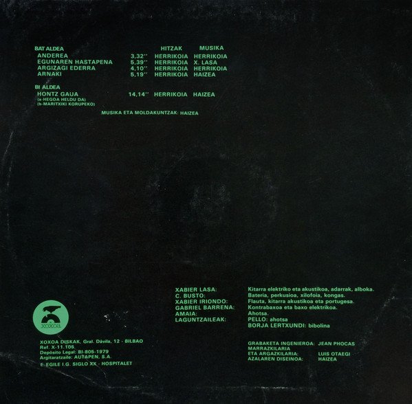 Haizea — Hontz Gaua 2