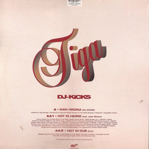 Tiga — DJ-Kicks - Man Hrdina ● Hot In Herre 2
