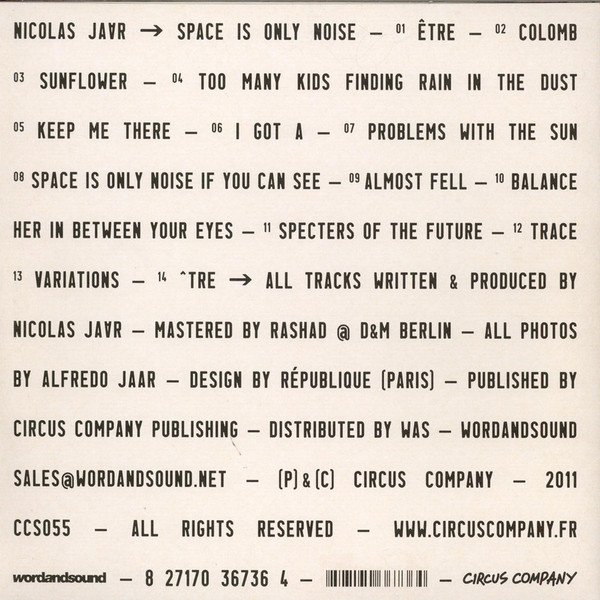 Nicolas Jaar — Space Is Only Noise 2