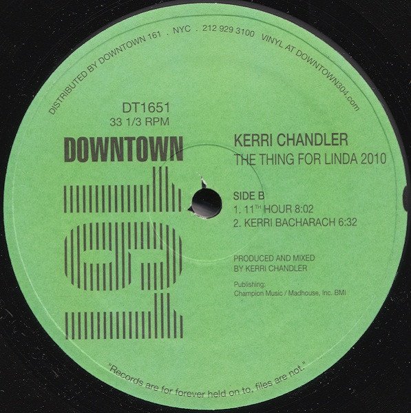 Kerri Chandler — The Thing For Linda 2010 2