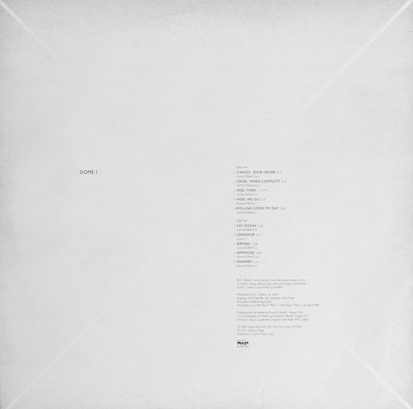 Dome — Dome 1 2
