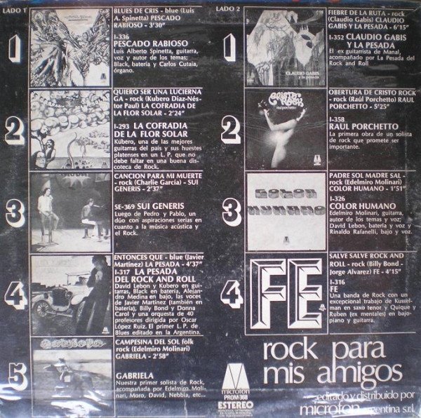 Various — Rock Para Mis Amigos 2